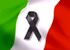 bandiera Italia a lutto