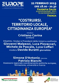 Locandina evento Faenza