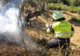 Vigile del Fuoco in azione